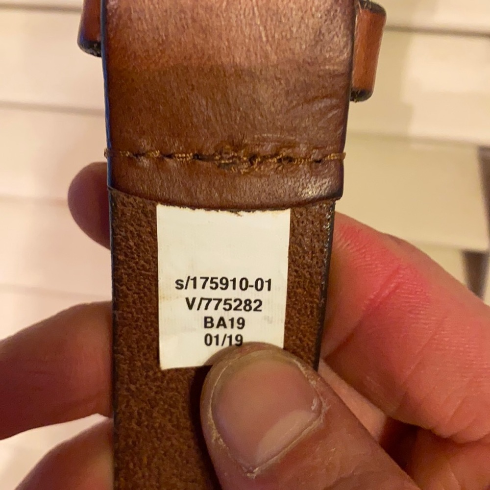 Size 34 leather belt